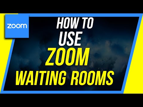Video: Hoe wachtkamer in zoom uitschakelen?