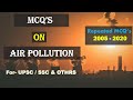 Top MCQs on Air Pollution for Competitive Exams 🌍 | Essential GK Quiz 2021
