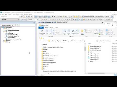 #4 IBM Rhapsody  - TipOfTheDay: Instant access to the local project repository with Rhapsody Helpers