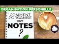 Comment organiser ses notes efficacement  obsidian