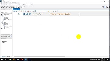 How to Remove Trailing Whitespace in MySQL
