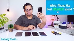 Smartphone With Best Speaker Sound Quality and Volume (2018)
