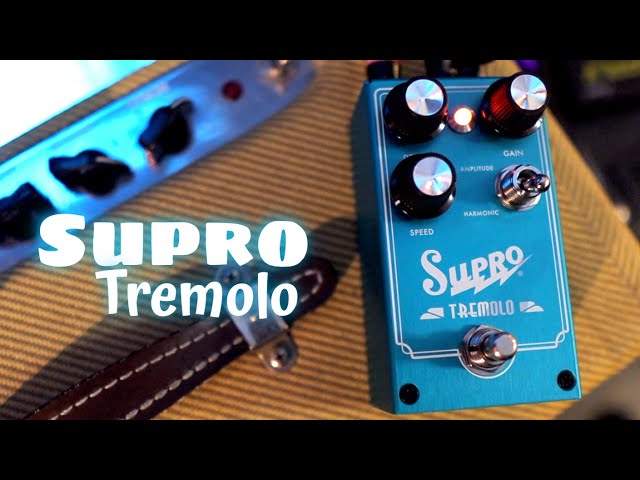 SUPRO TREMOLO トレモロ Supro - Analog Harmonic Tremolo Pedal 1310 - Mint! | DuBaldo