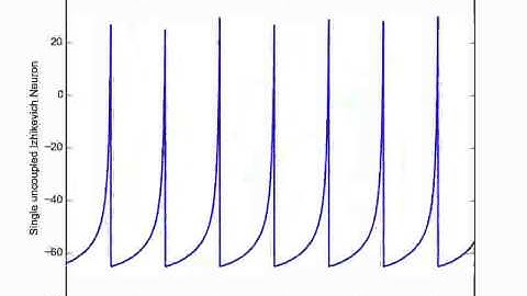 Izhikevich fast spiking