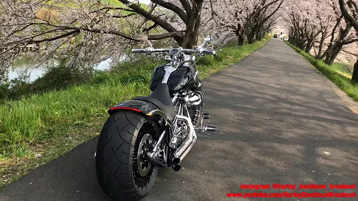 EXHAUST SOUND OF HARLEY DAVIDSON BREAKOUT (PART 5)