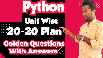 GE3151/Problem Solving and Python Programming/2marks/Important/Questions/with/Answers/Vincent Maths