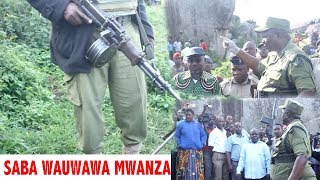 WATU SABA WANAOSHUKIWA NI MAJAMBAZI WAUAWA NA POLISI MWANZA, ASKARI AJERUHIWA