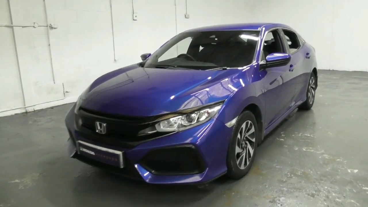 Honda CIVIC 1.0 SE finished in Brilliant Sporty Blue Metallic ,video