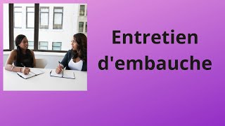 Entretien d'embauche 4                  مقابلة عمل / نمودج /darija