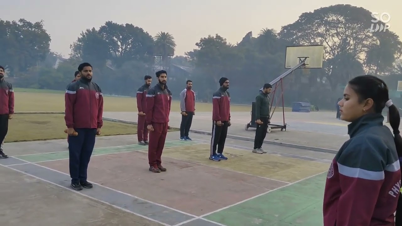 KM. GUNJAN-22PEMOA117 MPED-I (PART-2) MASS DEMONSTRATION CLASS PHYSICAL EDUCATION AMU