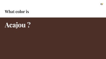 Acajou color #4c2f27 hex color - Red color - Cool color 4c2f27