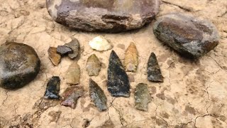 Stone Tools Everywhere : Return To The Indian Camp On The Washed Out River Bend