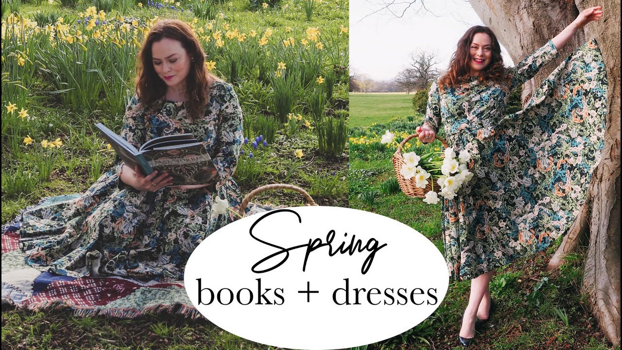 Floral Dress & a Good Book
