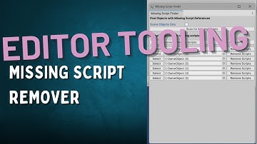 How to Create a Missing Script Finder Tool in Unity | Custom Editor Tool Tutorial