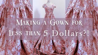 Making a Gown for Less than $5 ?! #shorts