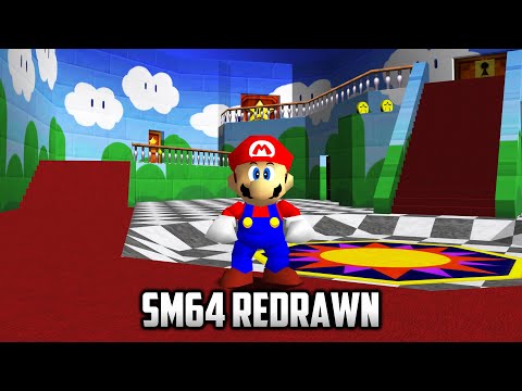 ⭐ Super Mario 64 PC Port - Mods - SM64 Redrawn Texture Pack v1.3 - 4K 60fps
