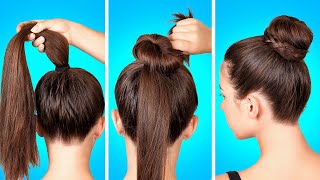 Hair Bun & Braid Tutorials For Back-to-school, Party & Everyday || QUICK AND EASY HAIRSTYLES