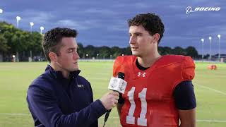 Navy Football Interview: Blake Horvath (FAU Week)