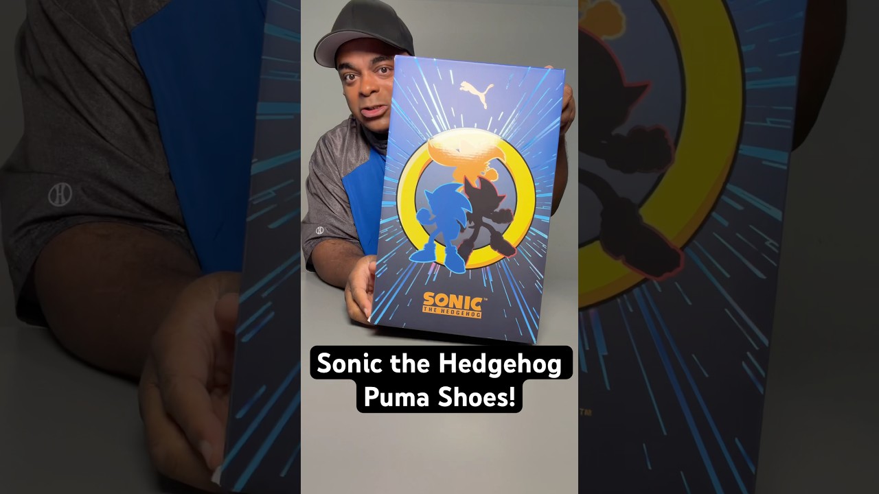 I got Sonic The Hedgehog shoes! @SonictheHedgehog @PUMA