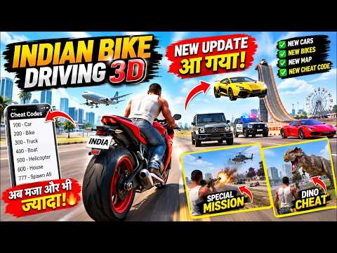 Indian Bike Driving 3D LIVE 🔴 | New Cheat Codes 2026 🏍️ | All New Bikes & Cars | Hindi Gameplay