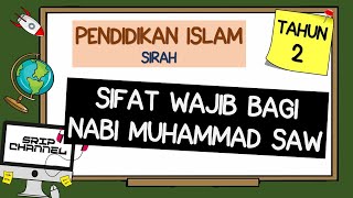 SIFAT WAJIB BAGI NABI MUHAMMAD SAW SIRAH PENDIDIKAN ISLAM TAHUN 2