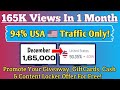 94% USA Visitor&#39;s For CPA Marketing | Best Traffic Sources For CPA Marketing | Cpagrip Free Traffic