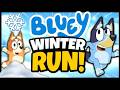 Bluey Winter Run! ❄️ 5 Minute Cold Weather Brain Break