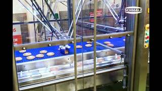 Pick and Place of bagels using the Finger Gripper mGrip