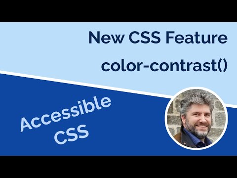 New CSS color-contrast feature
