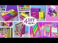 4 DIYs BEST rainbow IDEAS from cardboard// Cute ORGANIZER Tutorial Easy