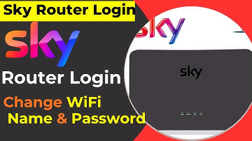 Sky Router login and Change WiFI SSID & Password | Sky Fiber Modem Login  | Admin login sky router