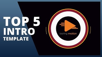 Top 5 Animated Logo Intro for YouTube Channel - Free After Effects Template #3