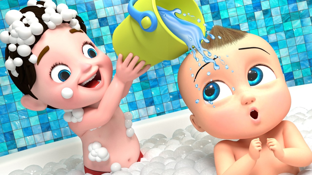 Baby Bath Time Fun Song | Cartoon for kids | Kids Cartoon | Funny Videos for toddlers