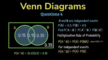 Probability : Venn Diagrams : Questions 4