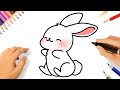 HOW TO DRAW A CUTE RABBIT EASY ????
