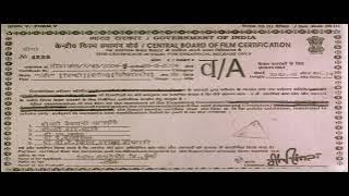 Murder (2004) - Censor Certificate [A]