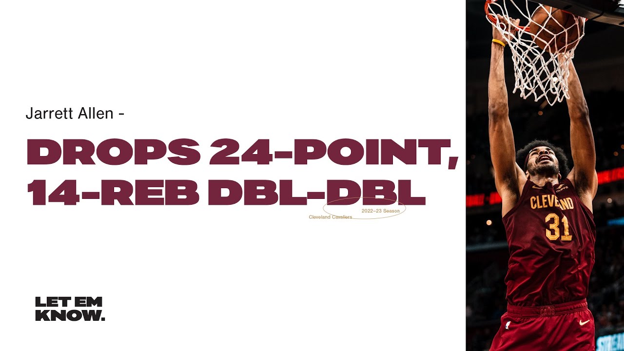 Jarrett Allen Highlights vs Houston Rockets - YouTube