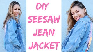 DIY Seesaw Jean Jacket