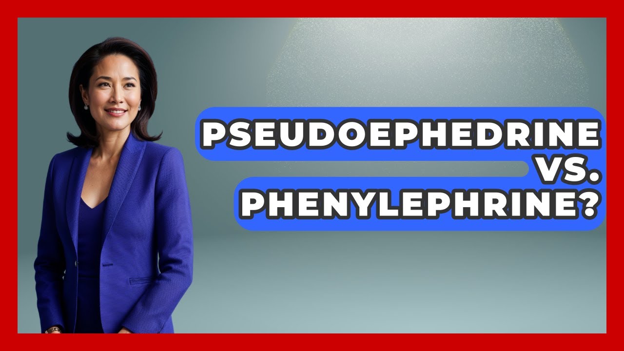 Pseudoephedrine Vs. Phenylephrine? - Pharmaceutical Insights