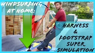 Windsurfing At Home - Harness Footstraps Simulation