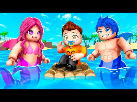 I got ADOPTED BY A MERMAID FAMILY in Brookhaven on Roblox!