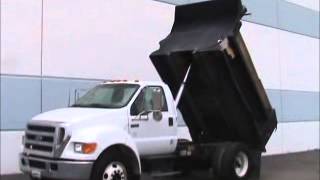 Sold! 2005 Ford F650 XL 5 Yard Dump Truck Steel Box Muncie PTO bidadoo.com