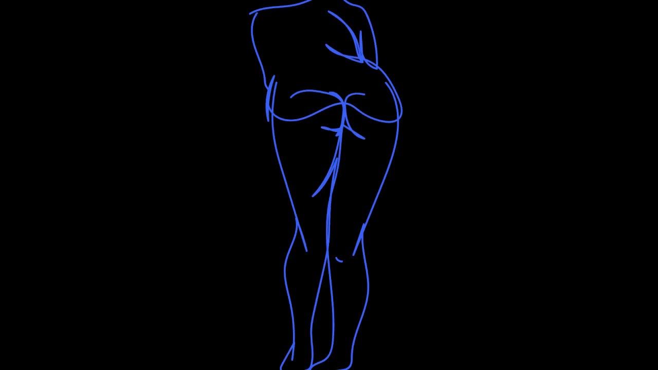 Девушка с короткими фиолетовыми волосами из мультика Twerk animation gif. Dance tease. Hot girl twerking animated.
