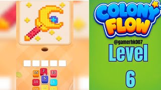 Colony Flow Level 6 Walkthrough Solution 