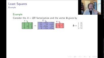 A=QR Factorizations: Part 4/5 "Least Squares"