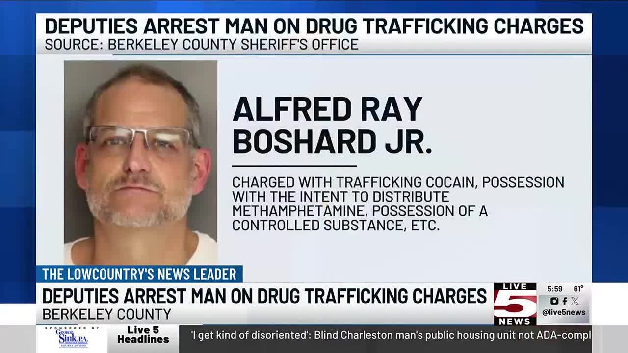 VIDEO: Traffic stop leads to arrest, drug seizure in Berkeley Co. - YouTube