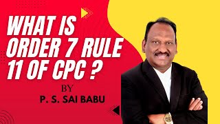 Order 7 Rule 11 CPC | Rejection of Plaint Explained | Know the Law