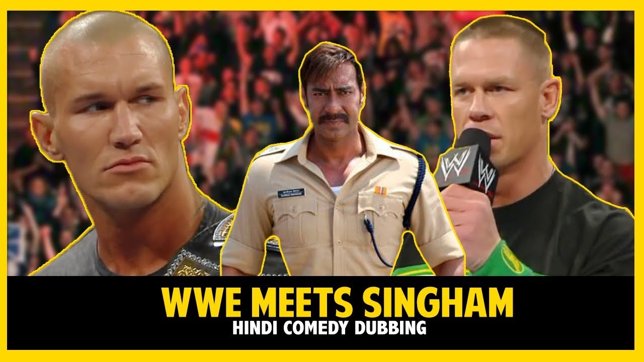 WWE Funny Dubbing | WWE Meets Bollywood | WWE Singham Ft. John Cena, Randy Orton | Anmol Sachar Dubs