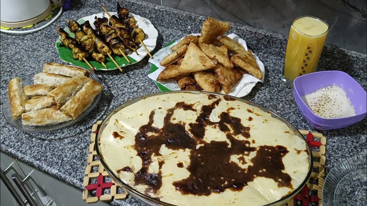 فاجئتهم بفطار اول يوم #رمضان 🌙🍽️