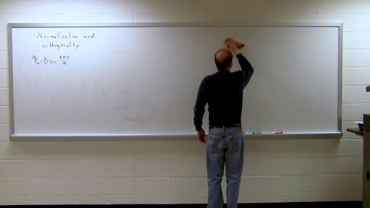 Particle in a box - Normalization and orthogonality - YouTube